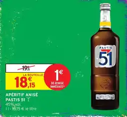 Intermarché PASTIS 51 offre