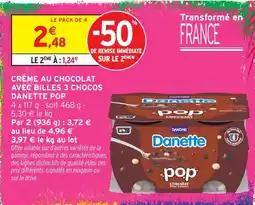 Intermarché Hyper Danette pop offre