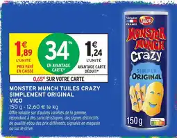 Intermarché Hyper Vico Monster Munch Tuiles Crazy offre