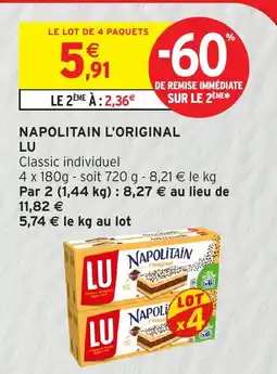Intermarché Hyper LU Napolitain l'Original offre