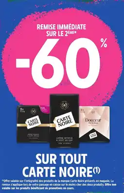 Intermarché Carte noire offre
