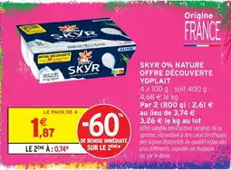 Intermarché Yoplait SKYR offre