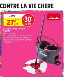 Intermarché Hyper VILEDA KIT DE LAVAGE TURBO offre