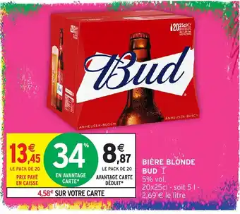 Bud biere blonde