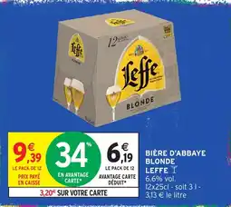 Intermarché Leffe Blonde offre