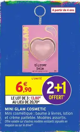 Intermarché Hyper MINI GLAM glitter balm offre