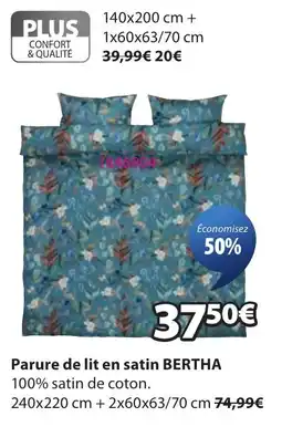 JYSK BERTHA Parure de lit en satin offre