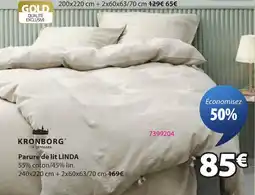 JYSK KRONBORG Parure de lit LINDA offre