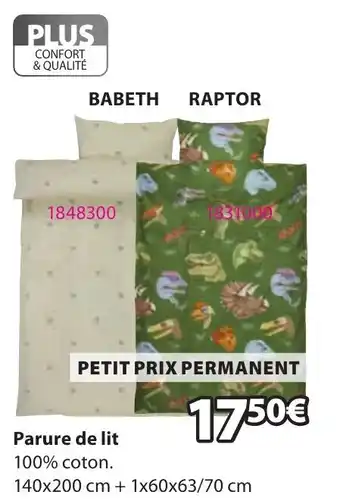 JYSK PLUS Parure de lit offre
