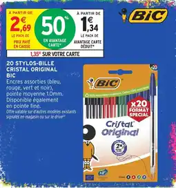 Intermarché BIC Cristal Original offre