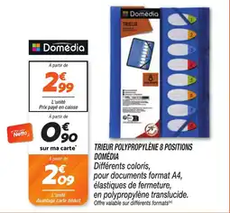 Netto Domédia TRIEUR POLYPROPYLÈNE 8 POSITIONS offre