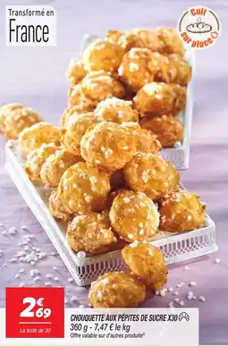 Netto CHOUQUETTE AUX PÉPITES DE SUCRE offre