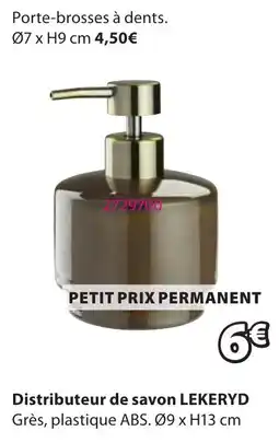 JYSK LEKERYD Distributeur de savon offre