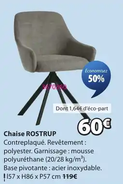 JYSK ROSTRUP Chaise offre