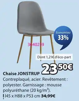 JYSK JONSTRUP Chaise offre