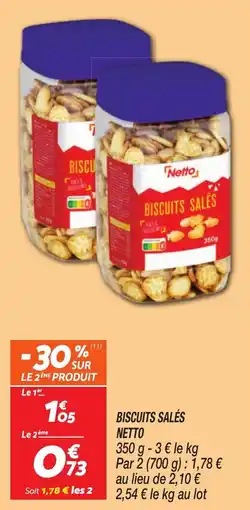 Netto Netto Biscuits salés offre