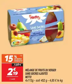 Netto Netto Mélange de fruits du verger offre