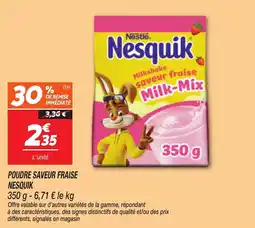 Netto Nesquik Poudre saveur fraise offre
