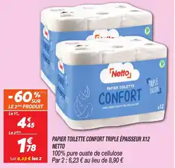Netto Netto Papier toilette confort offre