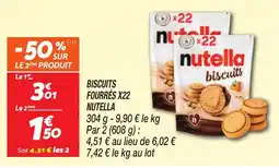 Netto Nutella biscuits offre