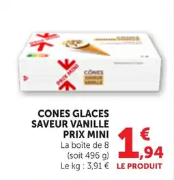 Maximarché CÔNES GLACES offre