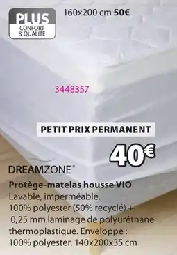 JYSK DREAMZONE Protège-matelas housse VIO offre