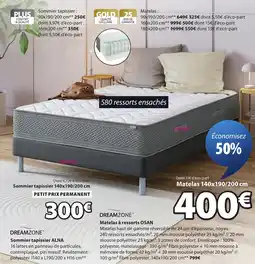 JYSK DREAMZONE Matelas à ressorts OSAN offre
