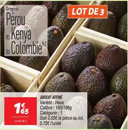 Netto AVOCAT AFFINÉ offre
