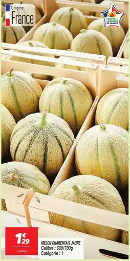 Netto MELON CHARENTAIS JAUNE offre