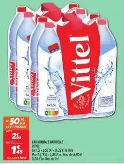 Netto Vittel Eau Minérale Naturelle offre