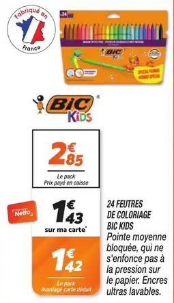 Netto BIC Kids feutres de coloriage offre
