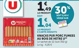 Maximarché U KNACKS offre