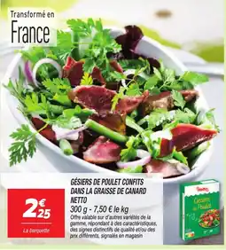 Netto Netto Gésiers de Poulet offre