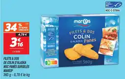 Netto MARÈS FILETS & DOS DE COLIN offre