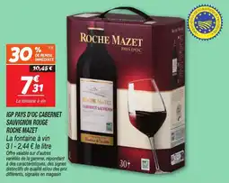 Netto ROCHE MAZET IGP PAYS D'OC CABERNET SAUVIGNON ROUGE offre