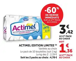 Maximarché Actimel offre