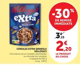 Maximarché Kellogg's Cereales Extra Granola offre