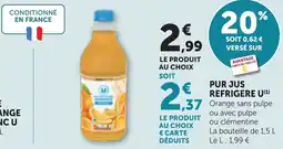 Maximarché U Pur jus offre