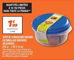 Netto Delasheras Madeleines offre