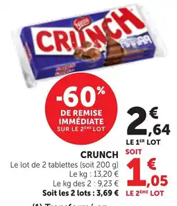 Maximarché CRUNCH offre