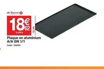 Promocash Plaque En Aluminium A A Gn 1 1 offre