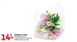 Auchan BOUQUET 15 TIGES offre