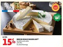 Auchan BRIE DE MEAUX NUGIER AOP offre