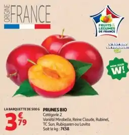 Auchan PRUNES BIO offre
