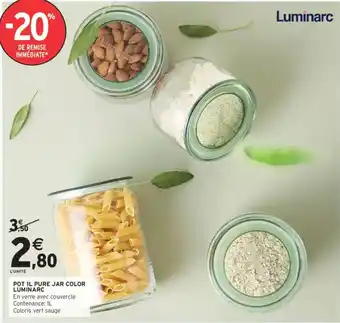 Luminarc pot pure jar color