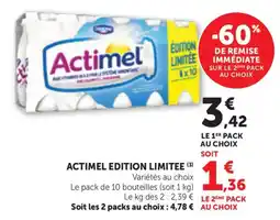 Maximarché Actimel offre