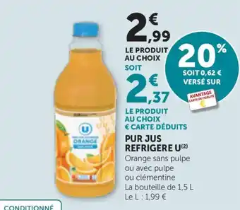 U Pur jus orange