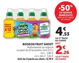 Maximarché Fruit Shoot offre