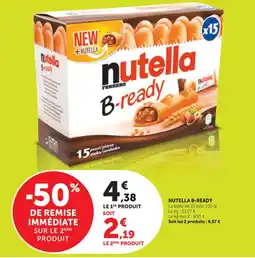 Maximarché Nutella B-ready offre
