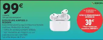 REBORN ECOUTEURS AIRPODS 3